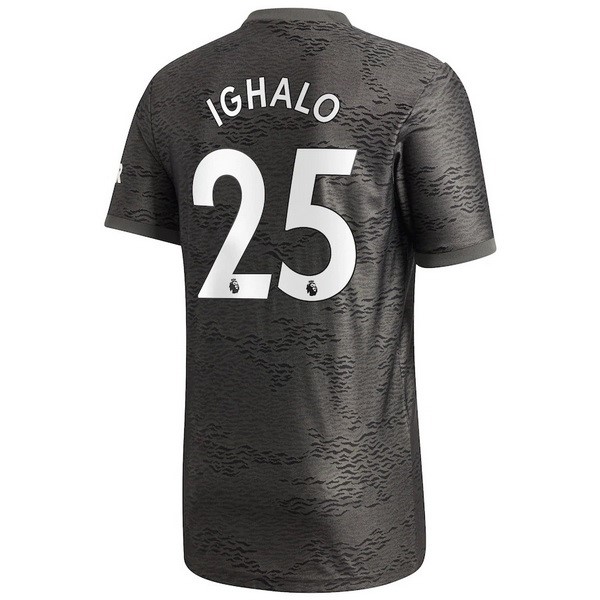 Maglia Manchester United NO.25 Ighalo Away 20/21 Nero